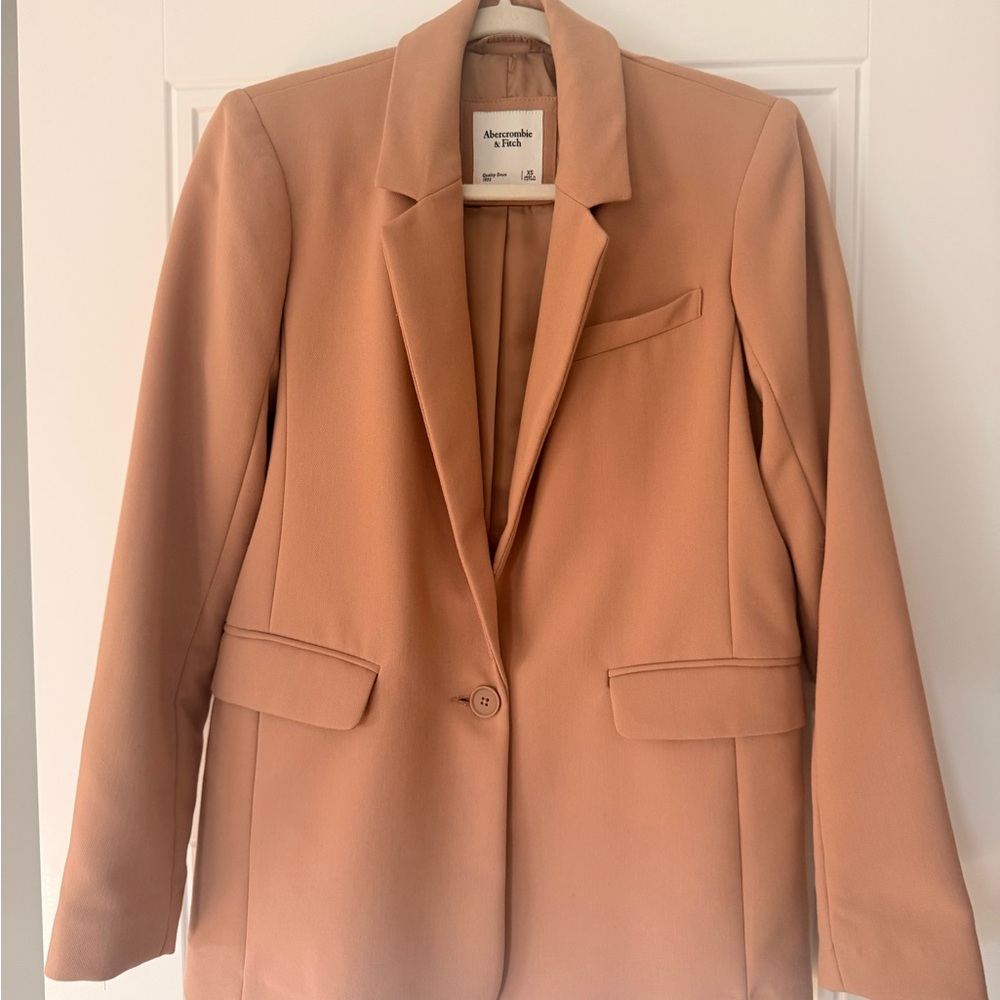 Abercrombie Tan Blazer